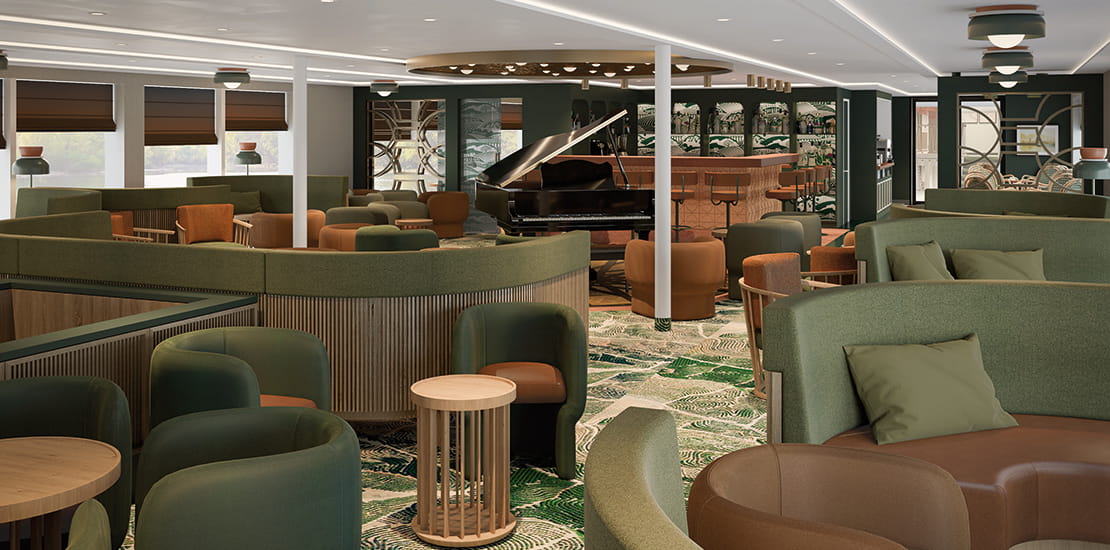 An artist's impression of Lounge on Spirit of the Moselle